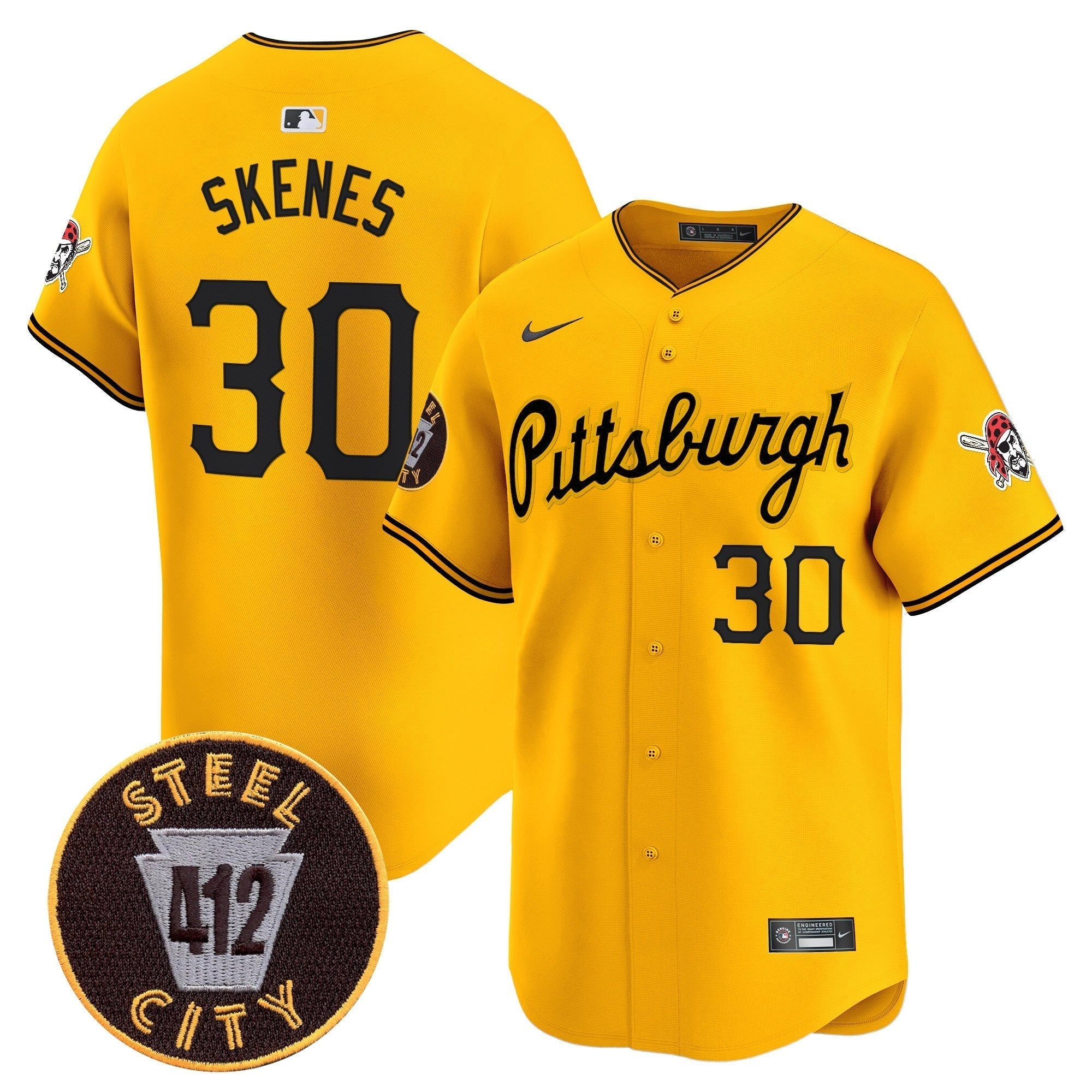 PIT 412 Patch Vapor Premier Limited Jersey V4 - All Stitched