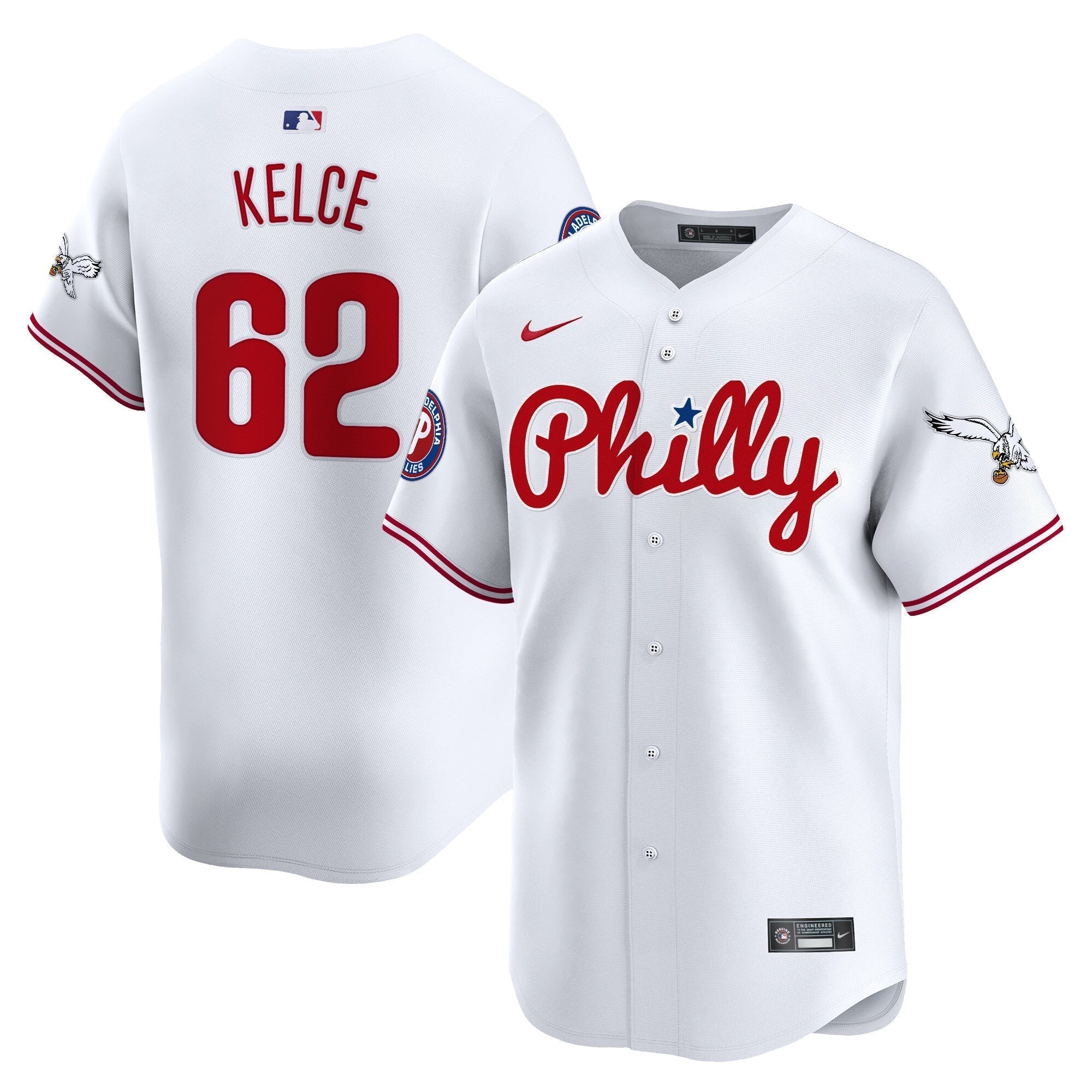 Phillies & Eagles Vapor Premier Limited Jersey - All Stitched
