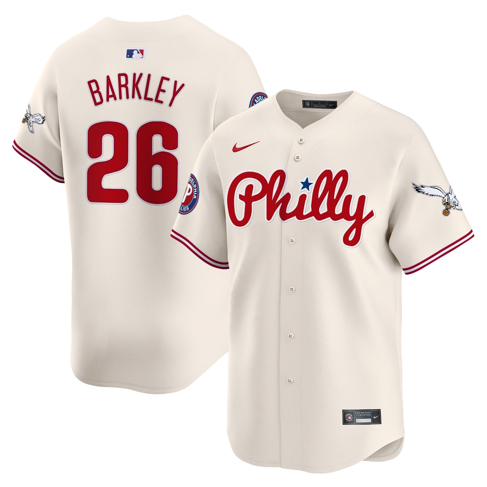 Phillies & Eagles Vapor Premier Limited Jersey - All Stitched