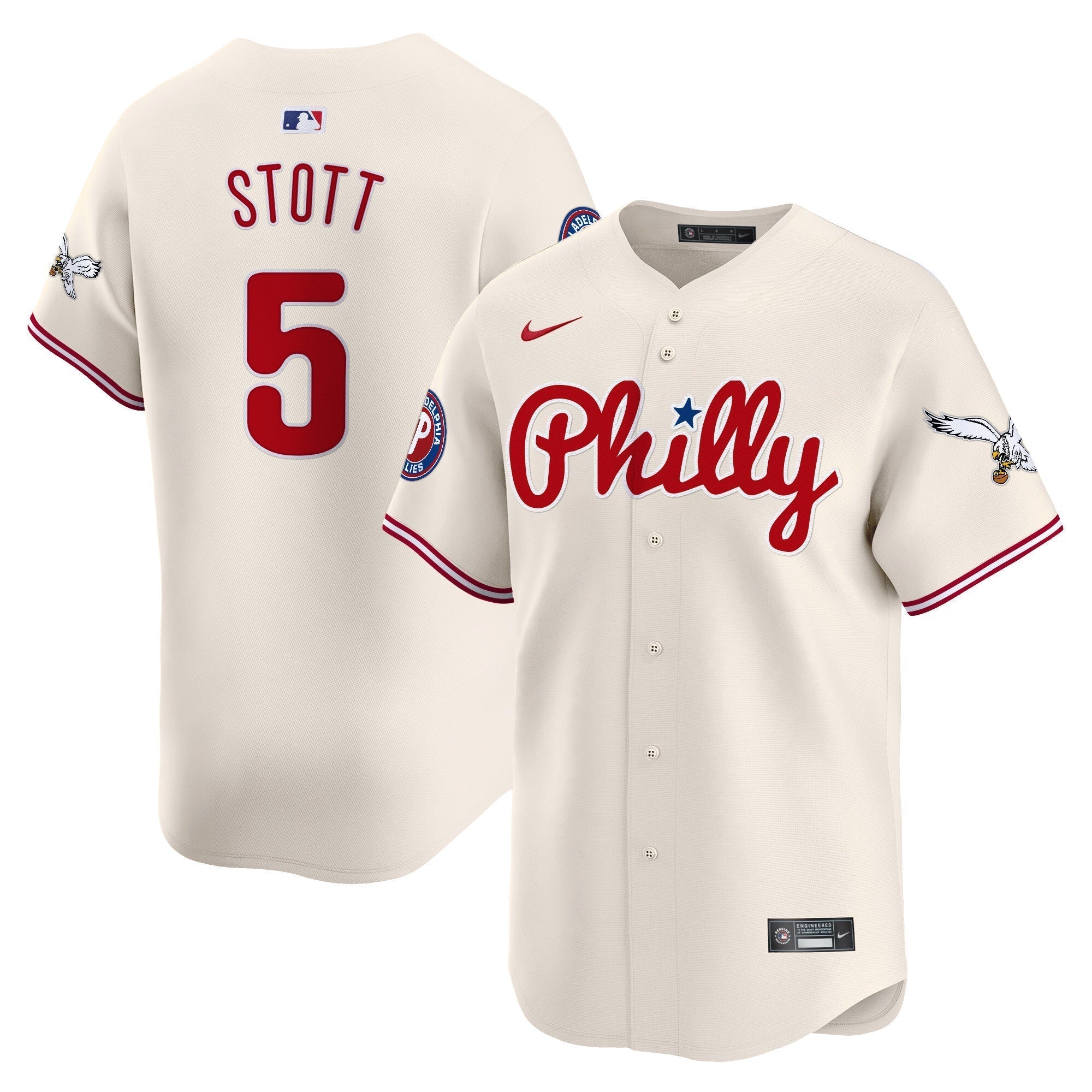 Phillies & Eagles Vapor Premier Limited Jersey - All Stitched
