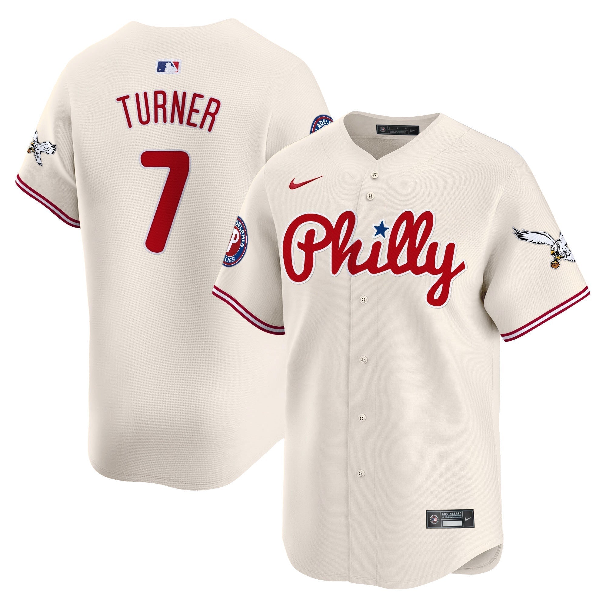 Phillies & Eagles Vapor Premier Limited Jersey - All Stitched