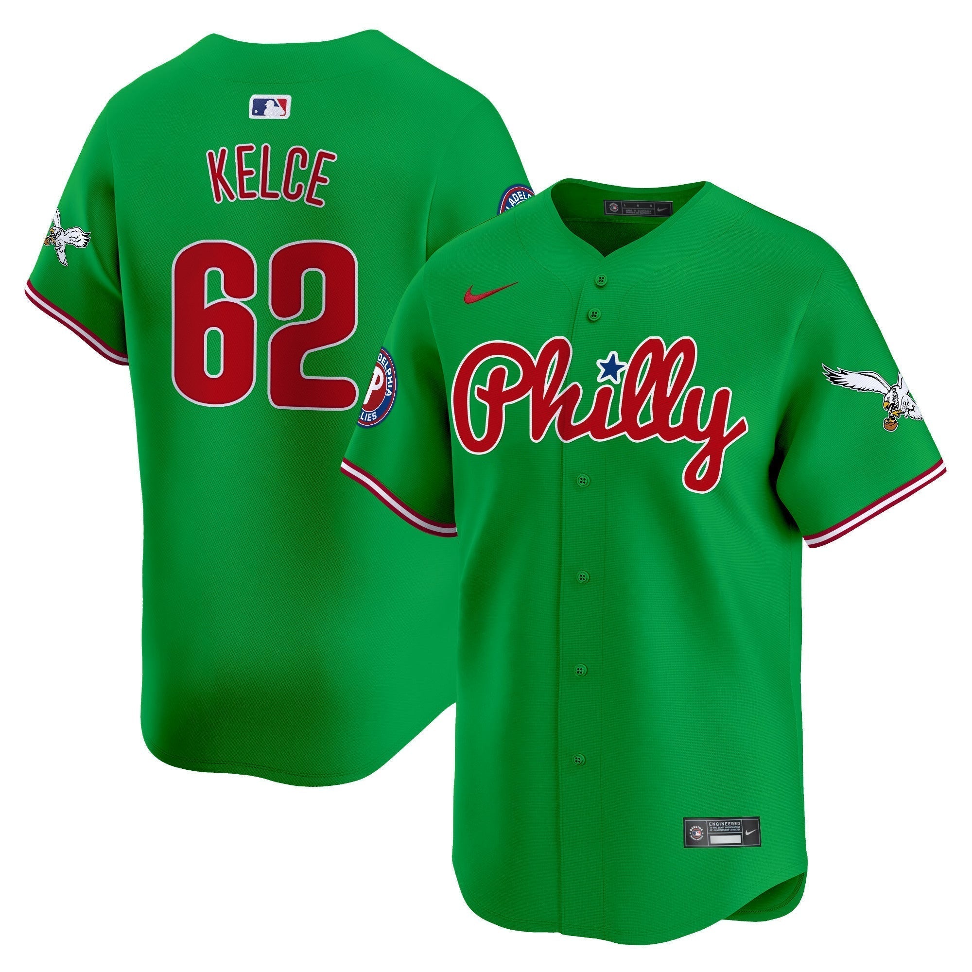 Phillies & Eagles Vapor Premier Limited Jersey - All Stitched