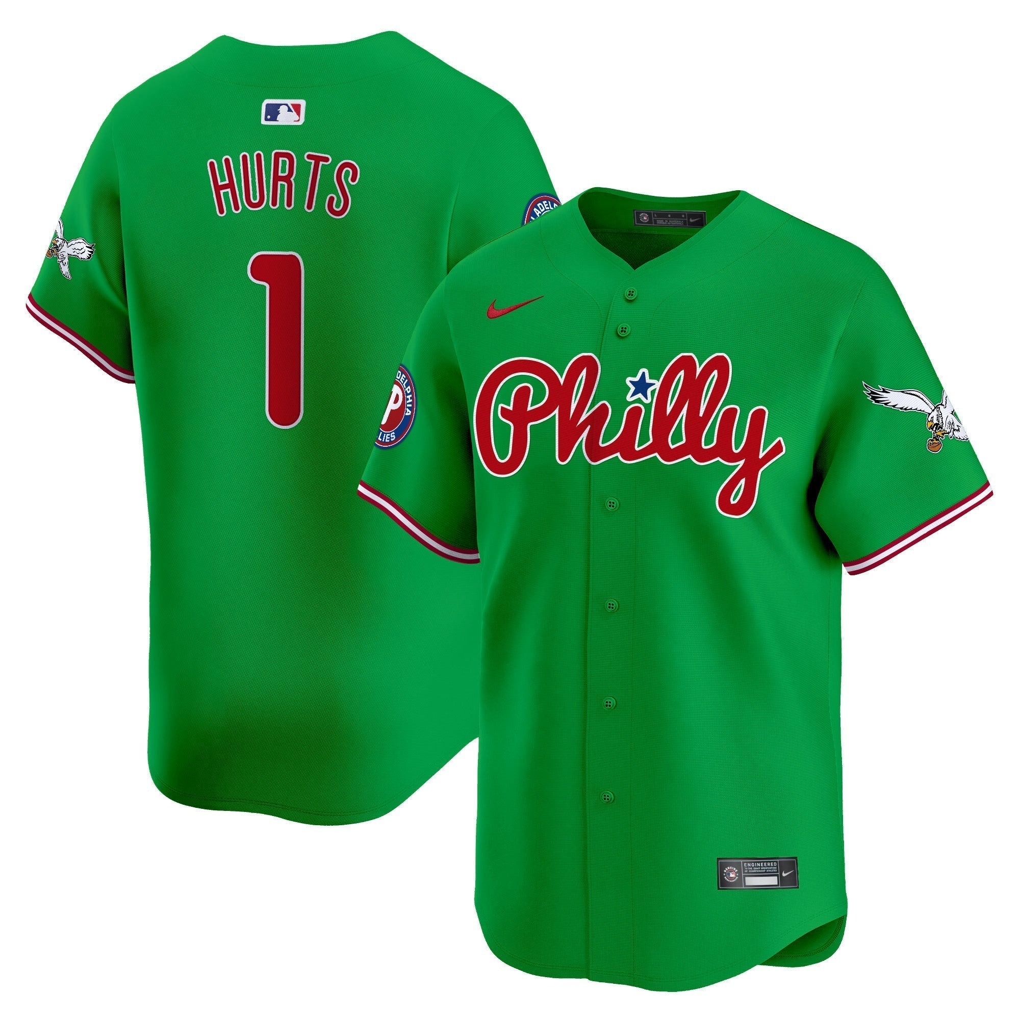 Phillies & Eagles Vapor Premier Limited Jersey - All Stitched