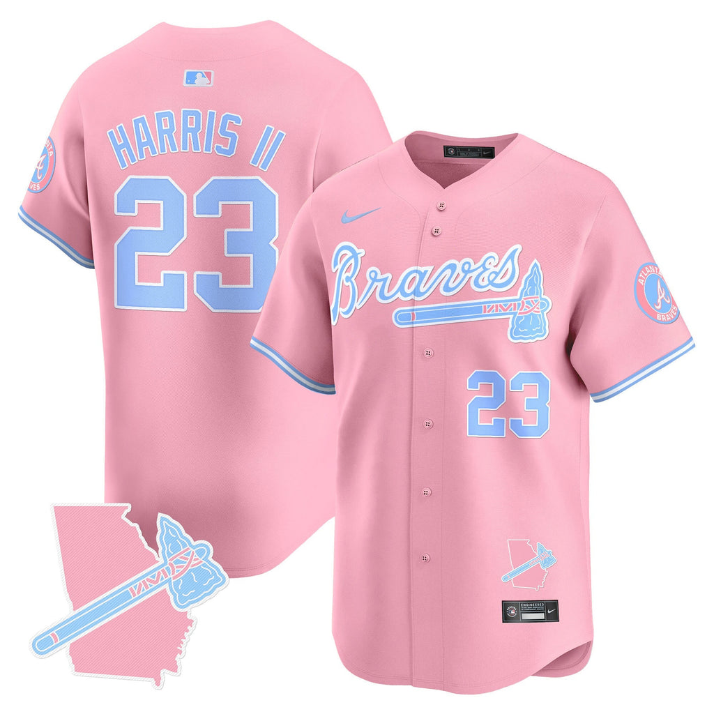 Unisex ATL Bubblegum Pink Vapor Premier Limited Jersey - All Stitched