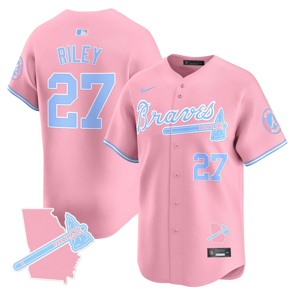Unisex ATL Bubblegum Pink Vapor Premier Limited Jersey - All Stitched