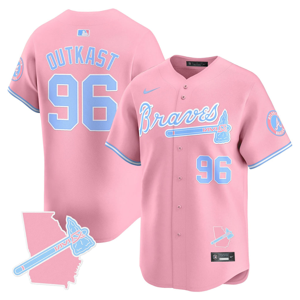 Unisex ATL Bubblegum Pink Vapor Premier Limited Jersey - All Stitched