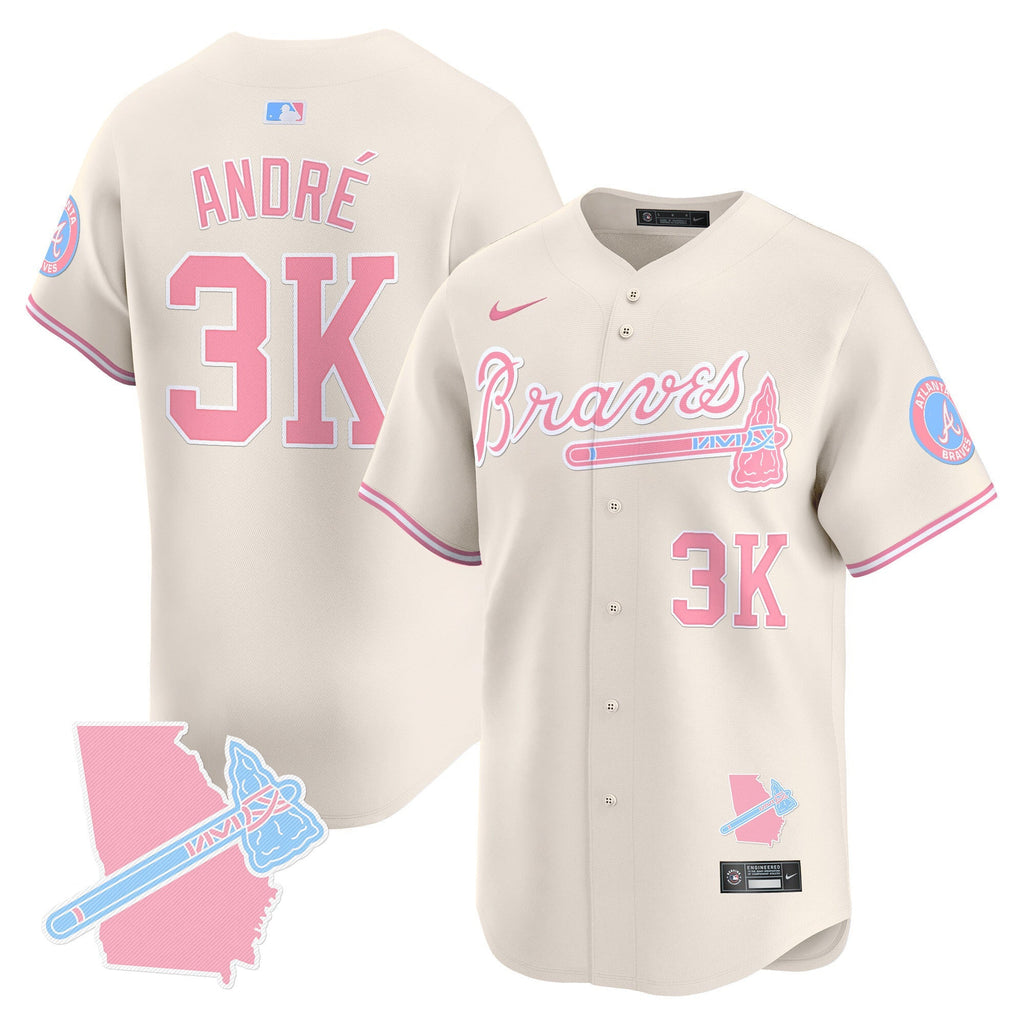 Unisex ATL Bubblegum Pink Vapor Premier Limited Jersey - All Stitched