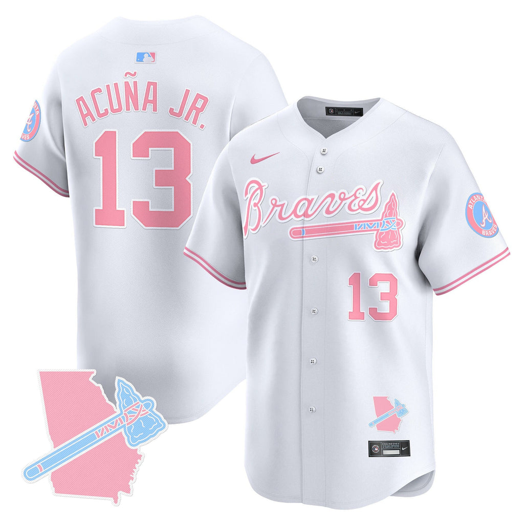 Unisex ATL Bubblegum Pink Vapor Premier Limited Jersey - All Stitched