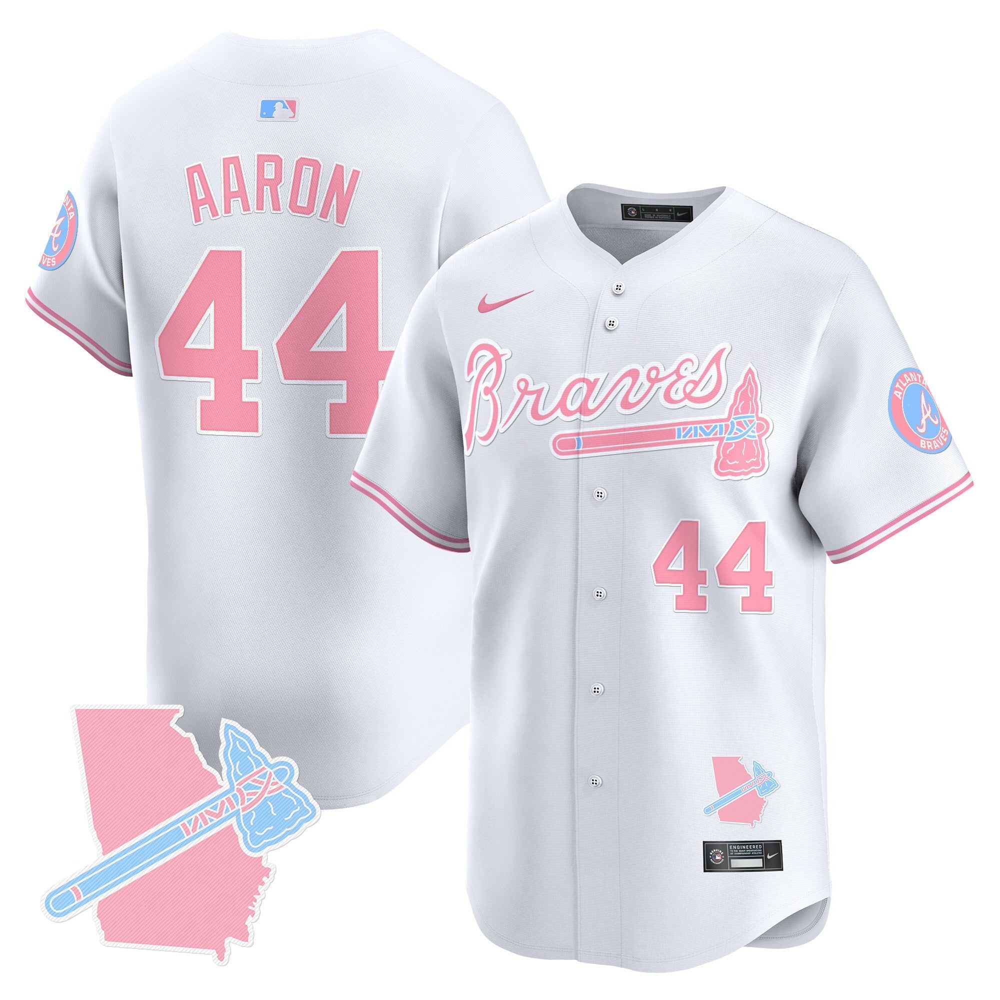 Unisex ATL Bubblegum Pink Vapor Premier Limited Jersey - All Stitched