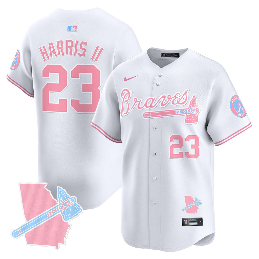 Unisex ATL Bubblegum Pink Vapor Premier Limited Jersey - All Stitched