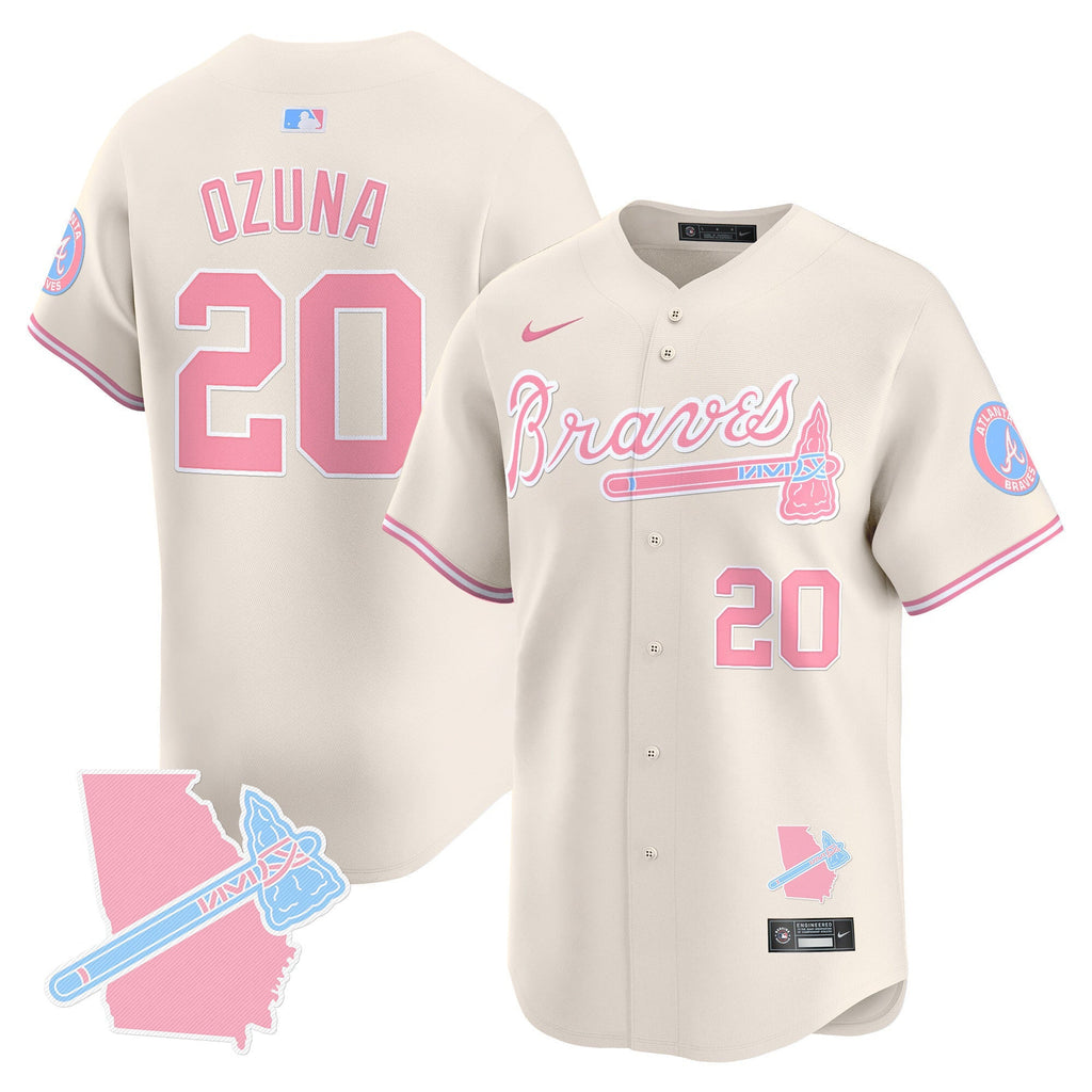 Unisex ATL Bubblegum Pink Vapor Premier Limited Jersey - All Stitched