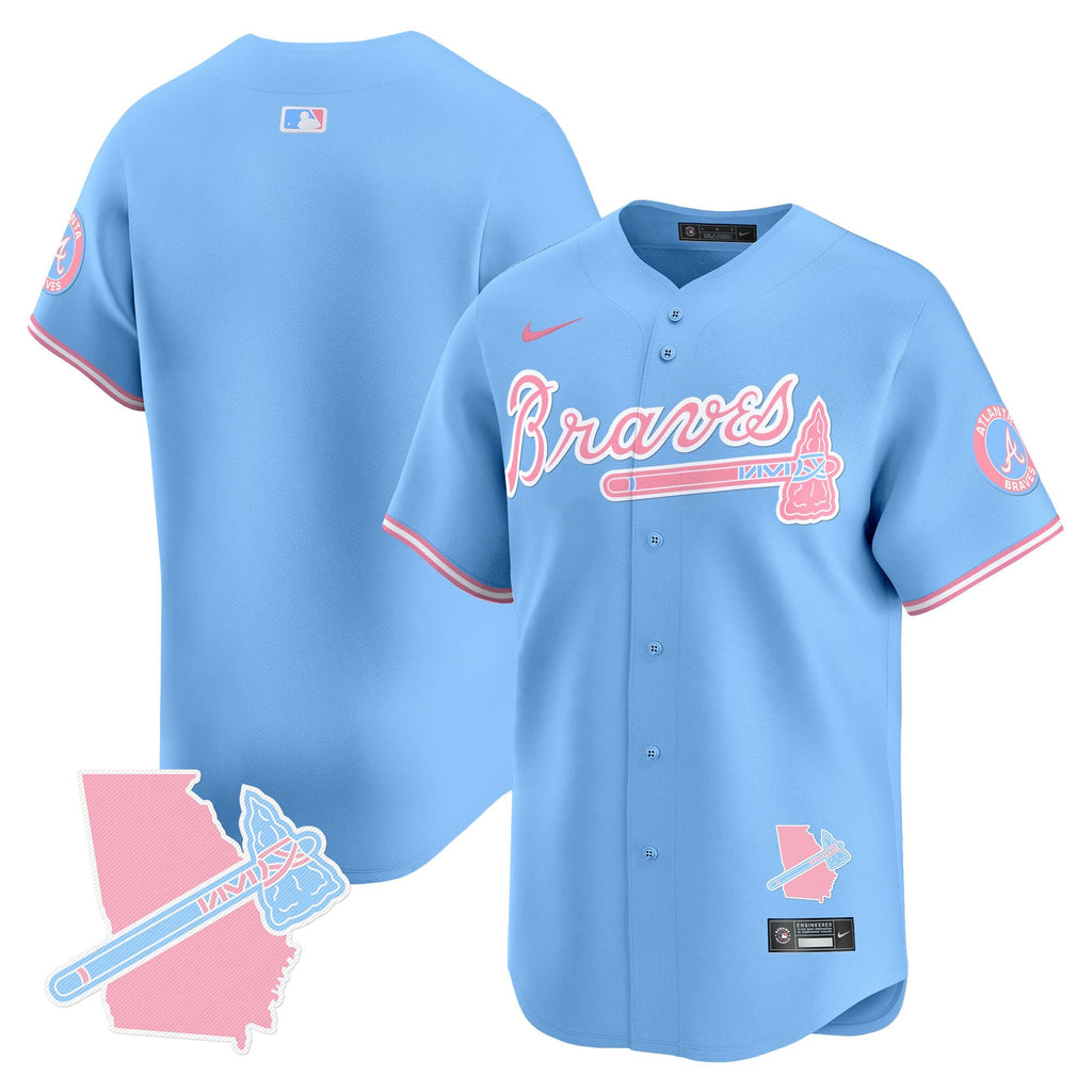 Unisex ATL Bubblegum Pink Vapor Premier Limited Jersey - All Stitched