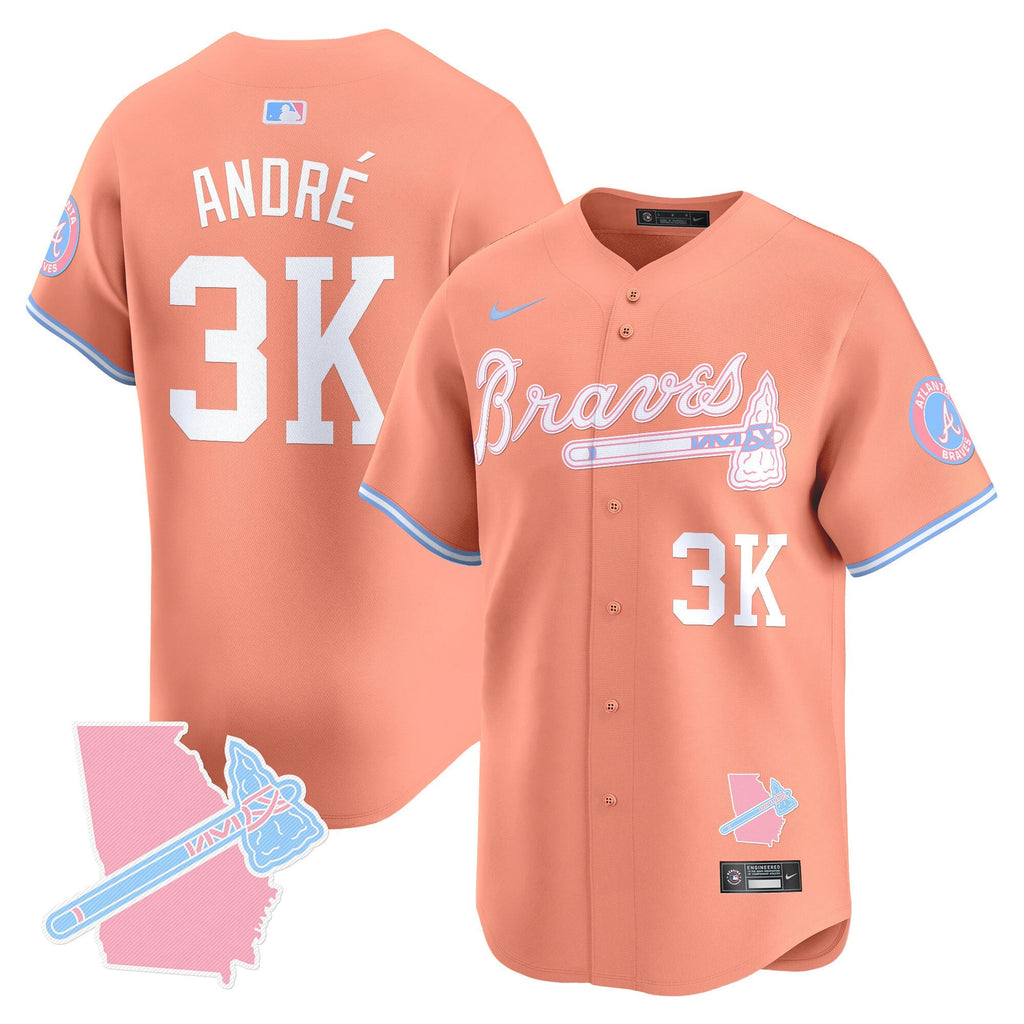Unisex ATL Bubblegum Pink Vapor Premier Limited Jersey - All Stitched