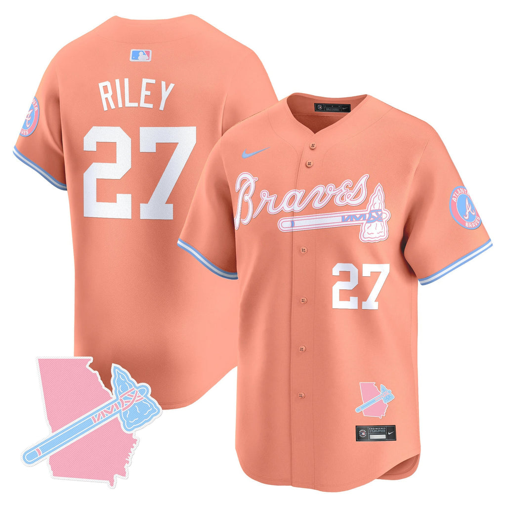 Unisex ATL Bubblegum Pink Vapor Premier Limited Jersey - All Stitched