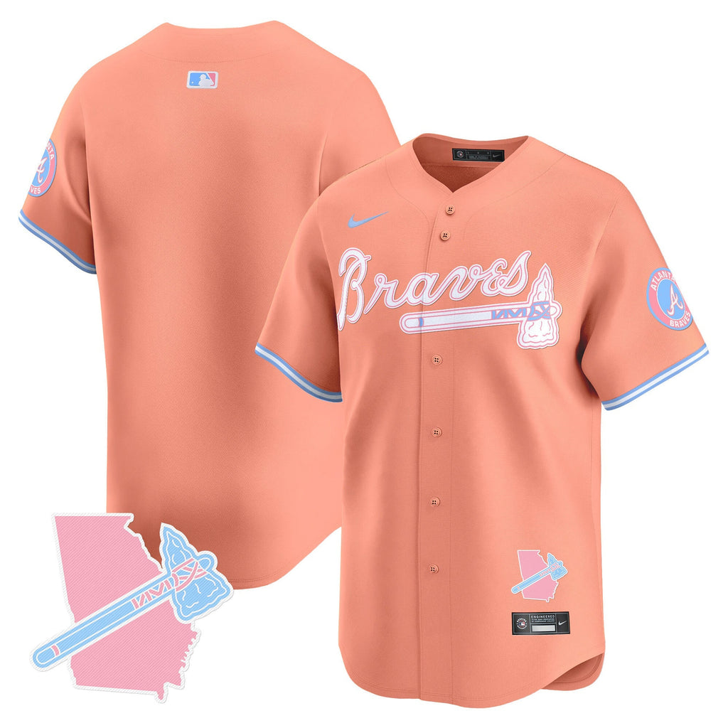 Unisex ATL Bubblegum Pink Vapor Premier Limited Jersey - All Stitched