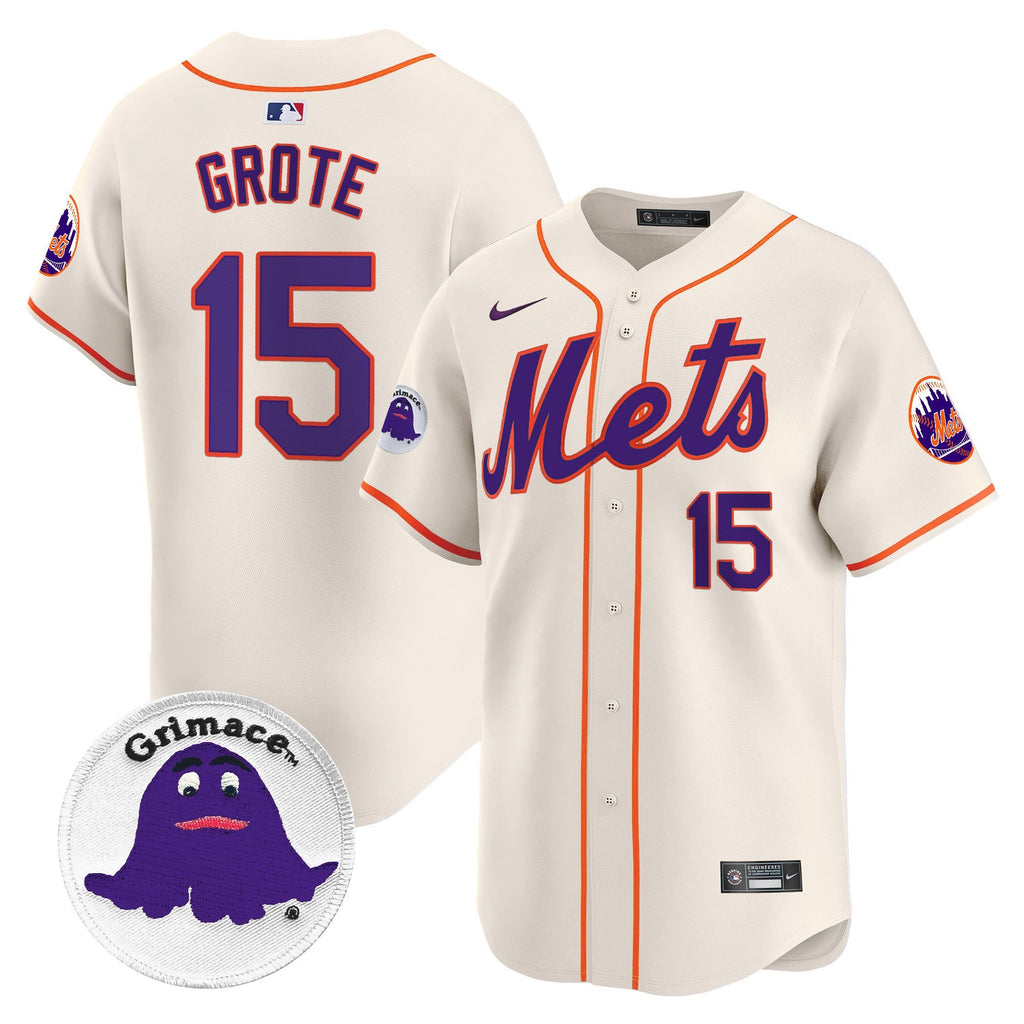 Mets Grimace Vapor Premier Limited Jersey - All Stitched