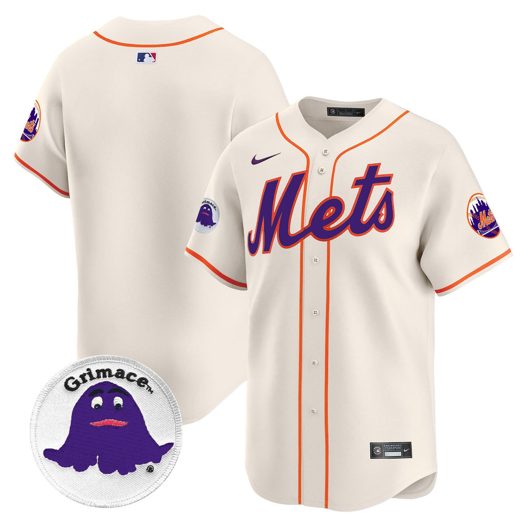 Mets Grimace Vapor Premier Limited Jersey - All Stitched