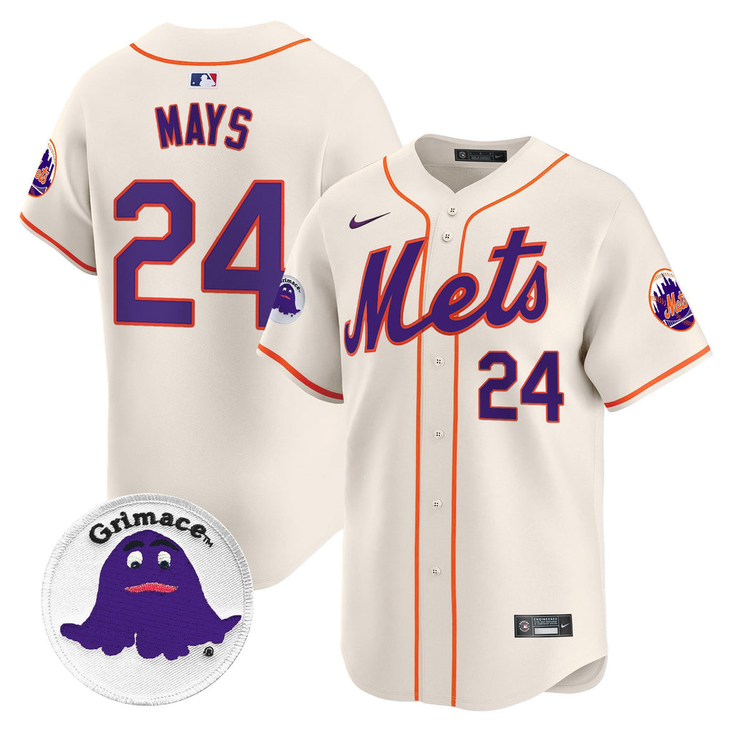 Mets Grimace Vapor Premier Limited Jersey - All Stitched