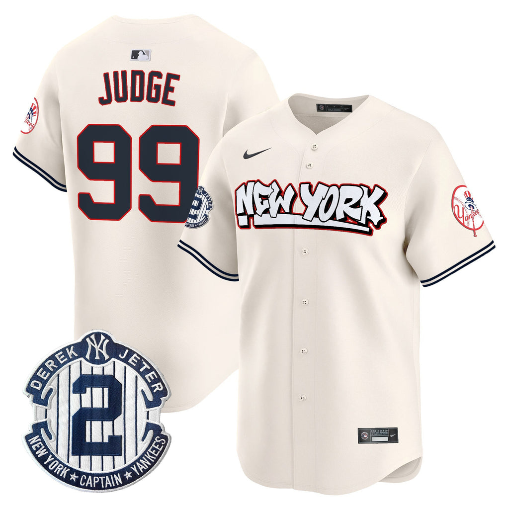 NYY Graffiti Vapor Premier Limited Jersey V2 - All Stitched