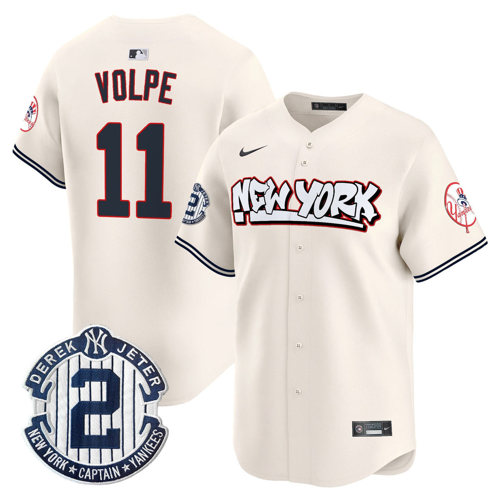 NYY Graffiti Vapor Premier Limited Jersey V2 - All Stitched