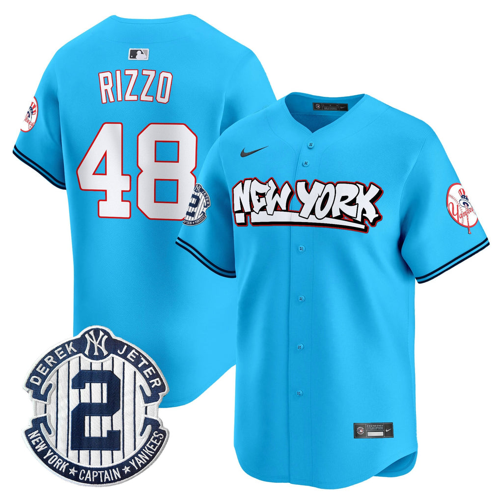 NYY Graffiti Vapor Premier Limited Jersey V2 - All Stitched