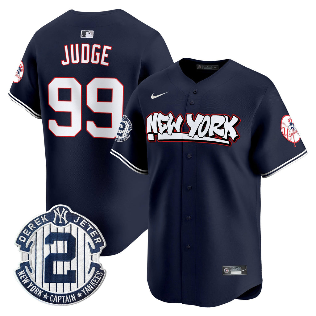NYY Graffiti Vapor Premier Limited Jersey V2 - All Stitched