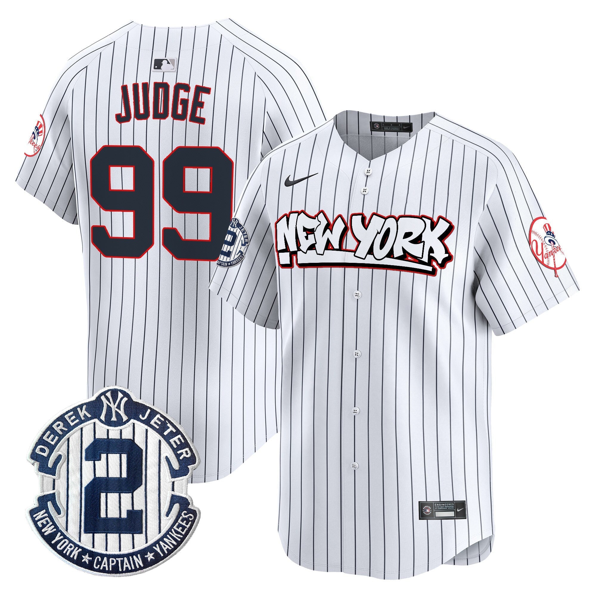 NYY Graffiti Vapor Premier Limited Jersey V2 - All Stitched