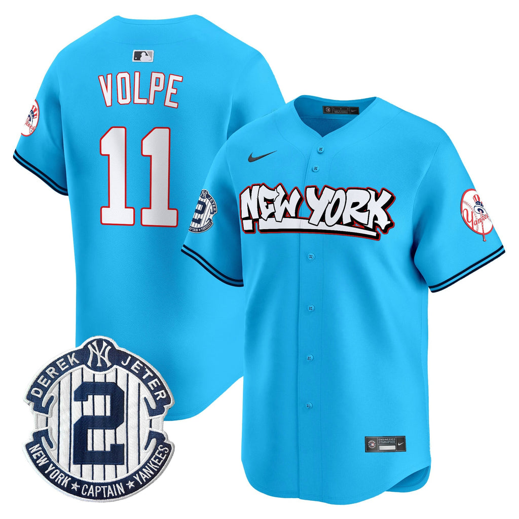 NYY Graffiti Vapor Premier Limited Jersey V2 - All Stitched