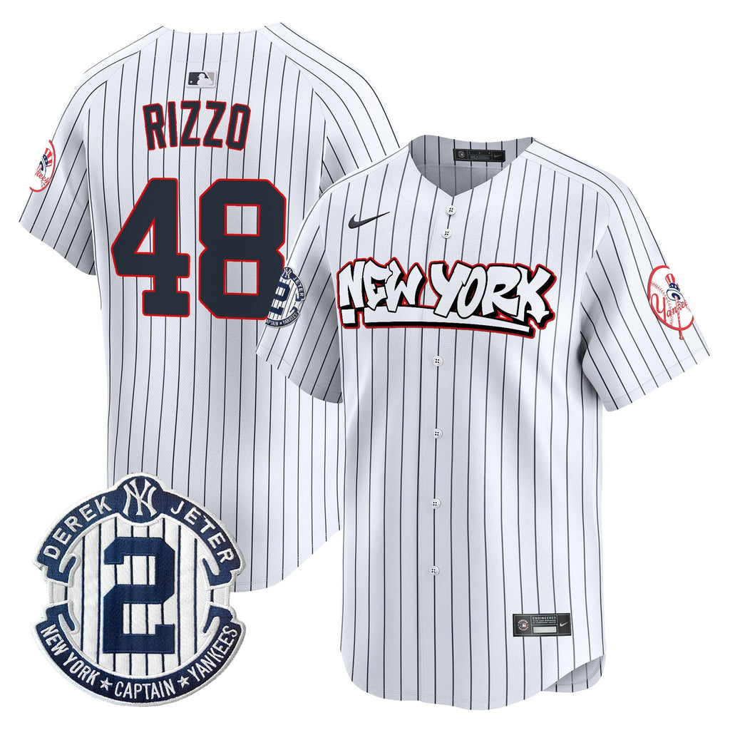 NYY Graffiti Vapor Premier Limited Jersey V2 - All Stitched
