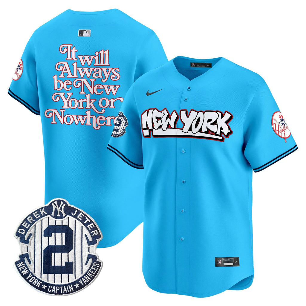 NYY Graffiti Vapor Premier Limited Jersey V2 - All Stitched