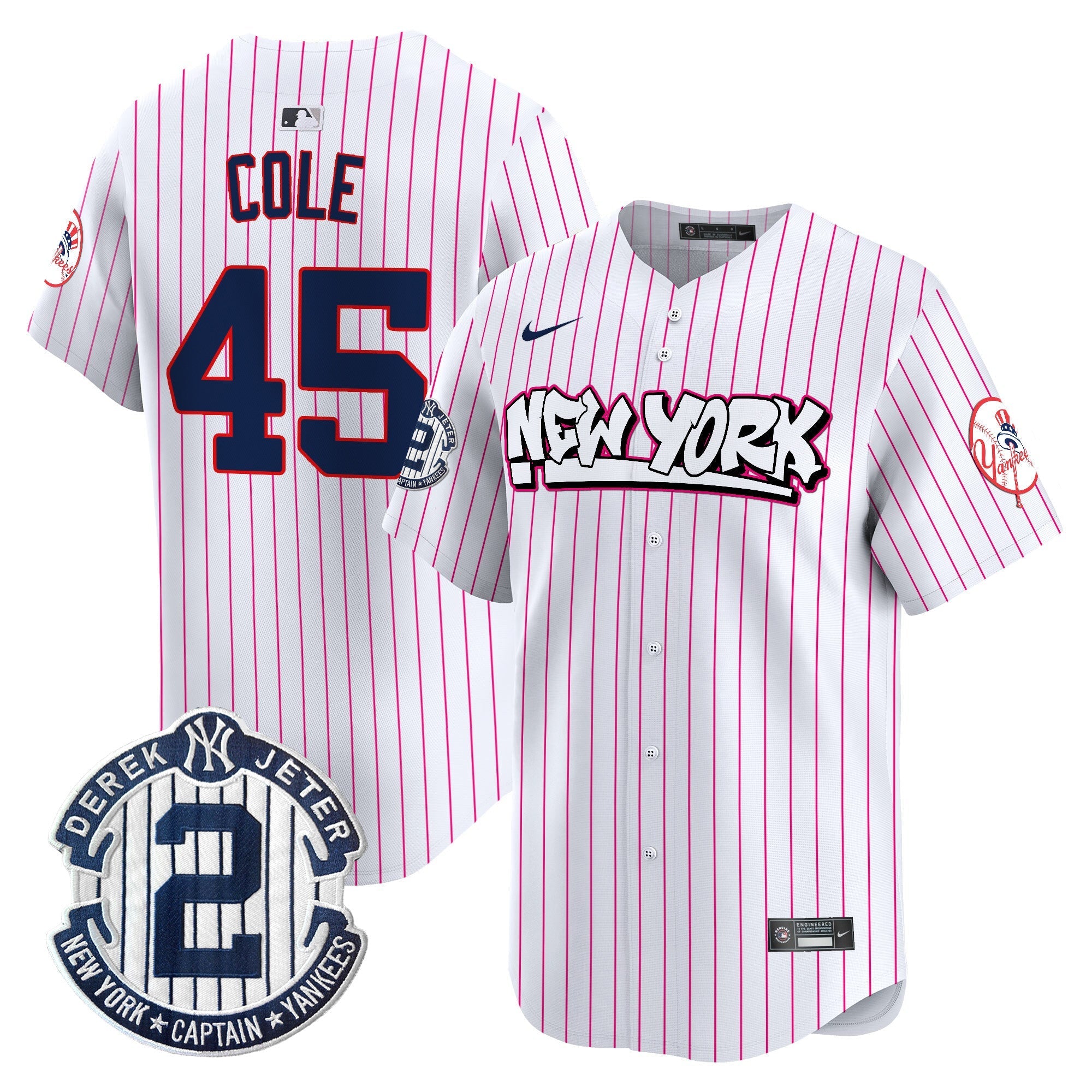 NYY Graffiti Vapor Premier Limited Jersey V2 - All Stitched