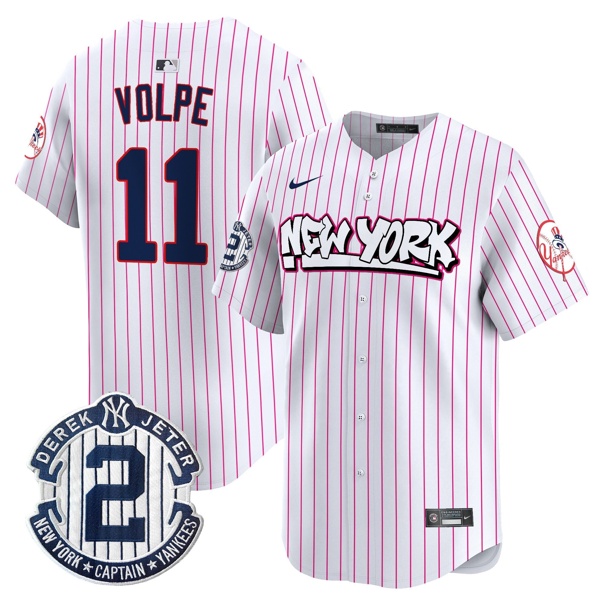 NYY Graffiti Vapor Premier Limited Jersey V2 - All Stitched