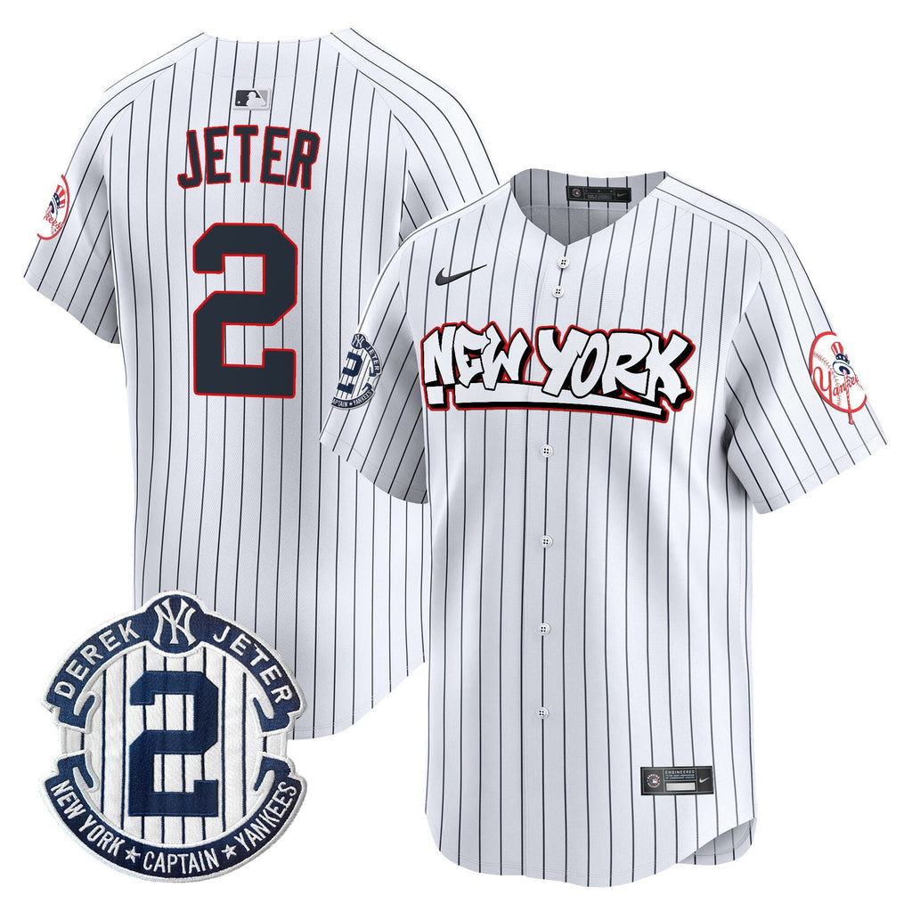 NYY Graffiti Vapor Premier Limited Jersey V2 - All Stitched