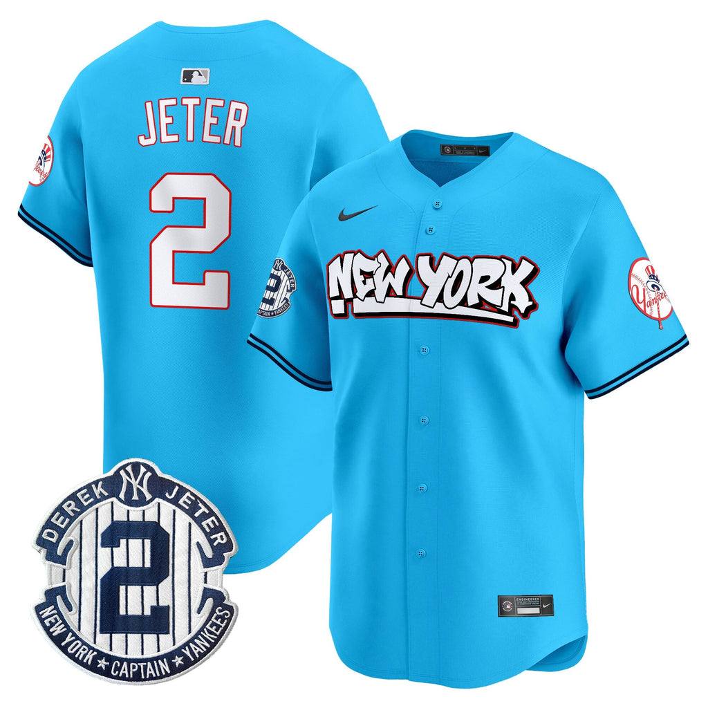 NYY Graffiti Vapor Premier Limited Jersey V2 - All Stitched