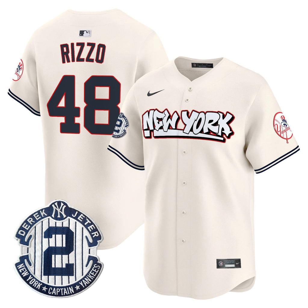 NYY Graffiti Vapor Premier Limited Jersey V2 - All Stitched