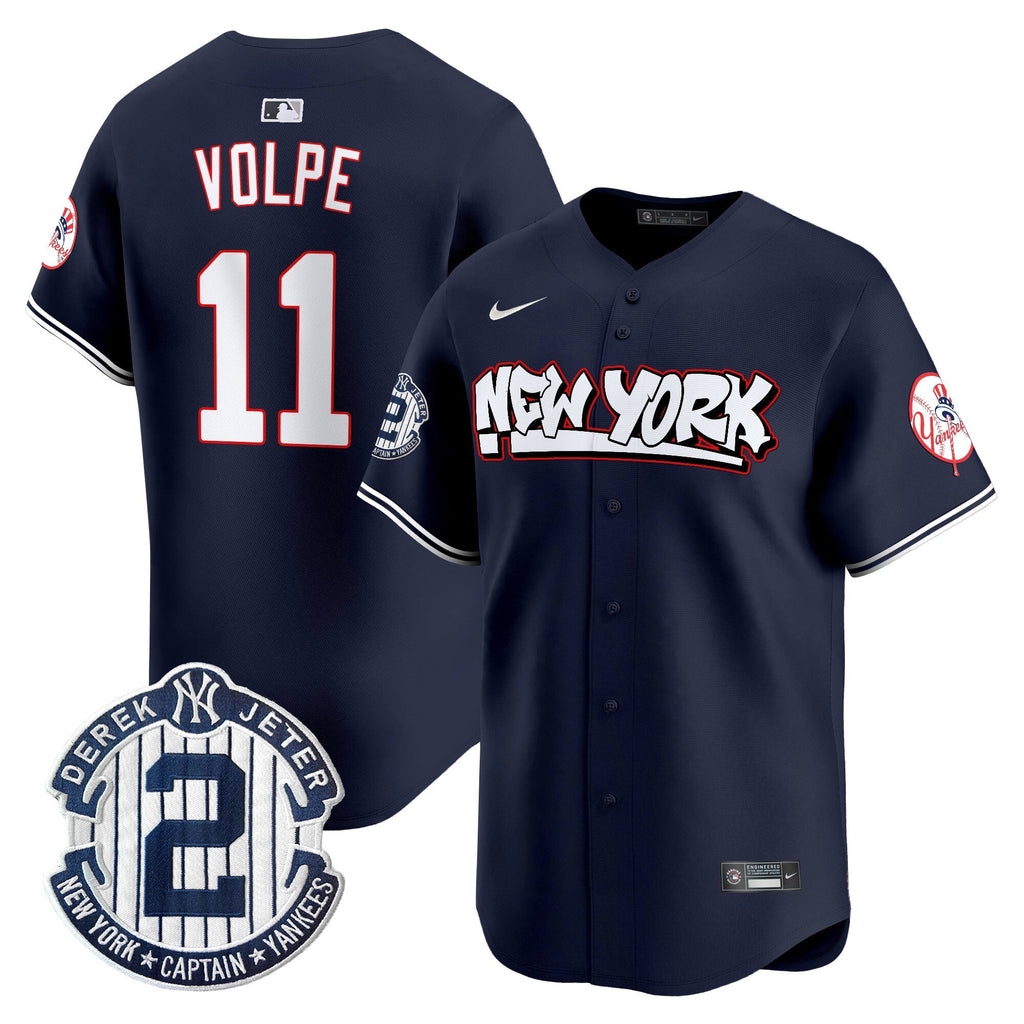 NYY Graffiti Vapor Premier Limited Jersey V2 - All Stitched