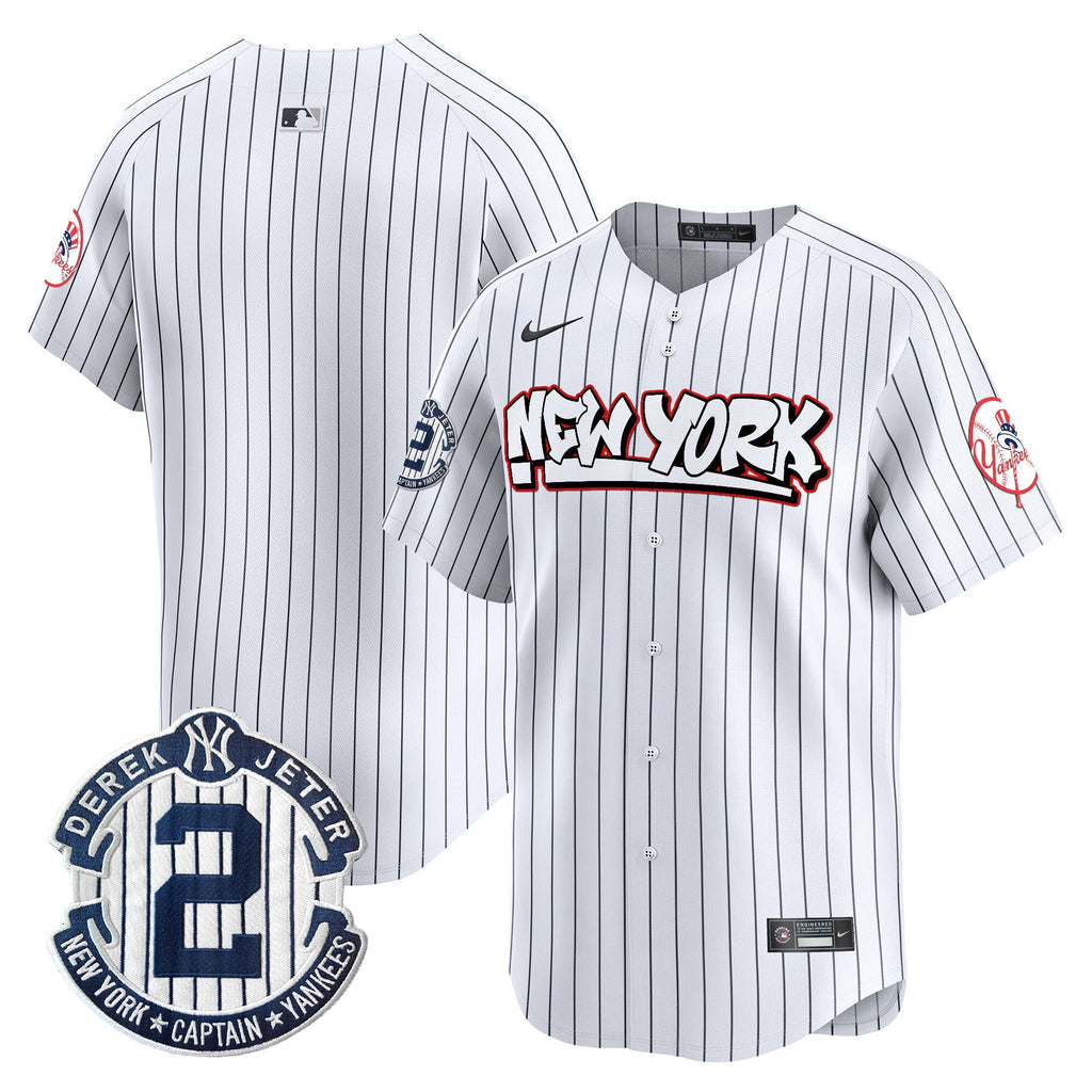 NYY Graffiti Vapor Premier Limited Jersey V2 - All Stitched