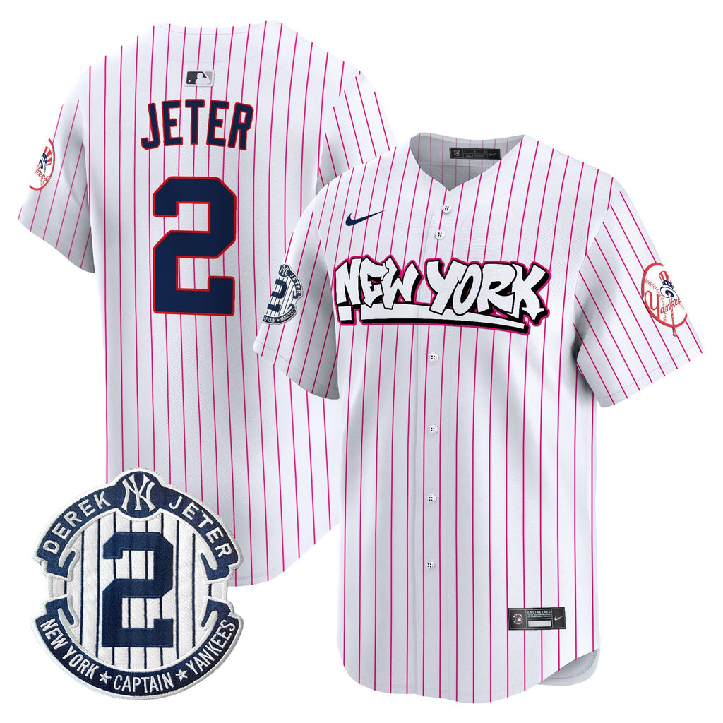 NYY Graffiti Vapor Premier Limited Jersey V2 - All Stitched