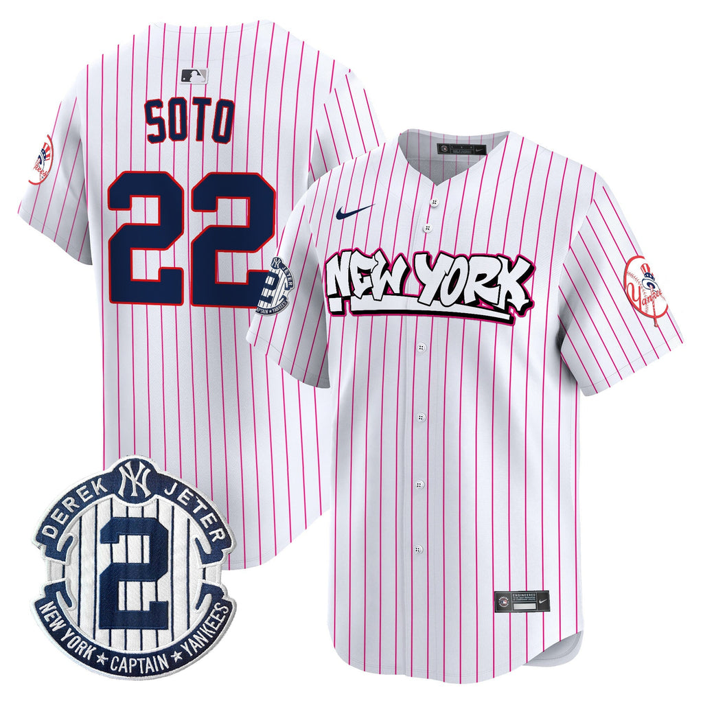 NYY Graffiti Vapor Premier Limited Jersey V2 - All Stitched