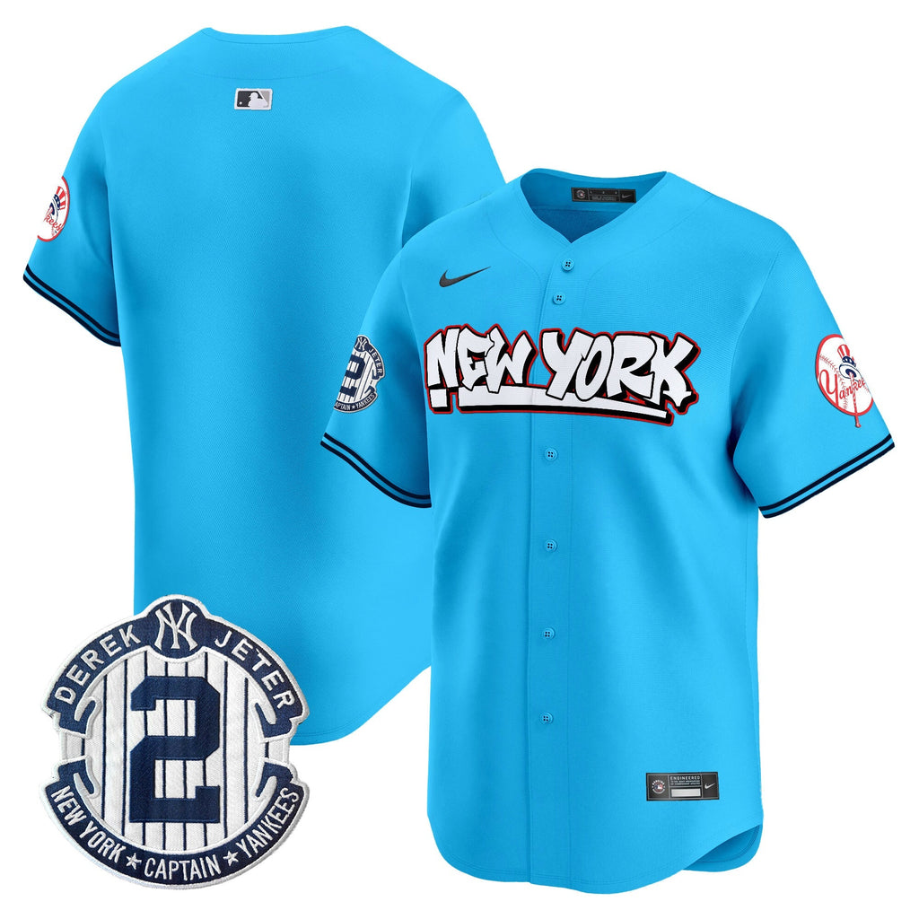 NYY Graffiti Vapor Premier Limited Jersey V2 - All Stitched