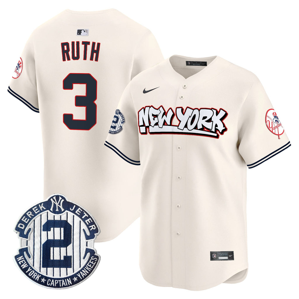 NYY Graffiti Vapor Premier Limited Jersey V2 - All Stitched