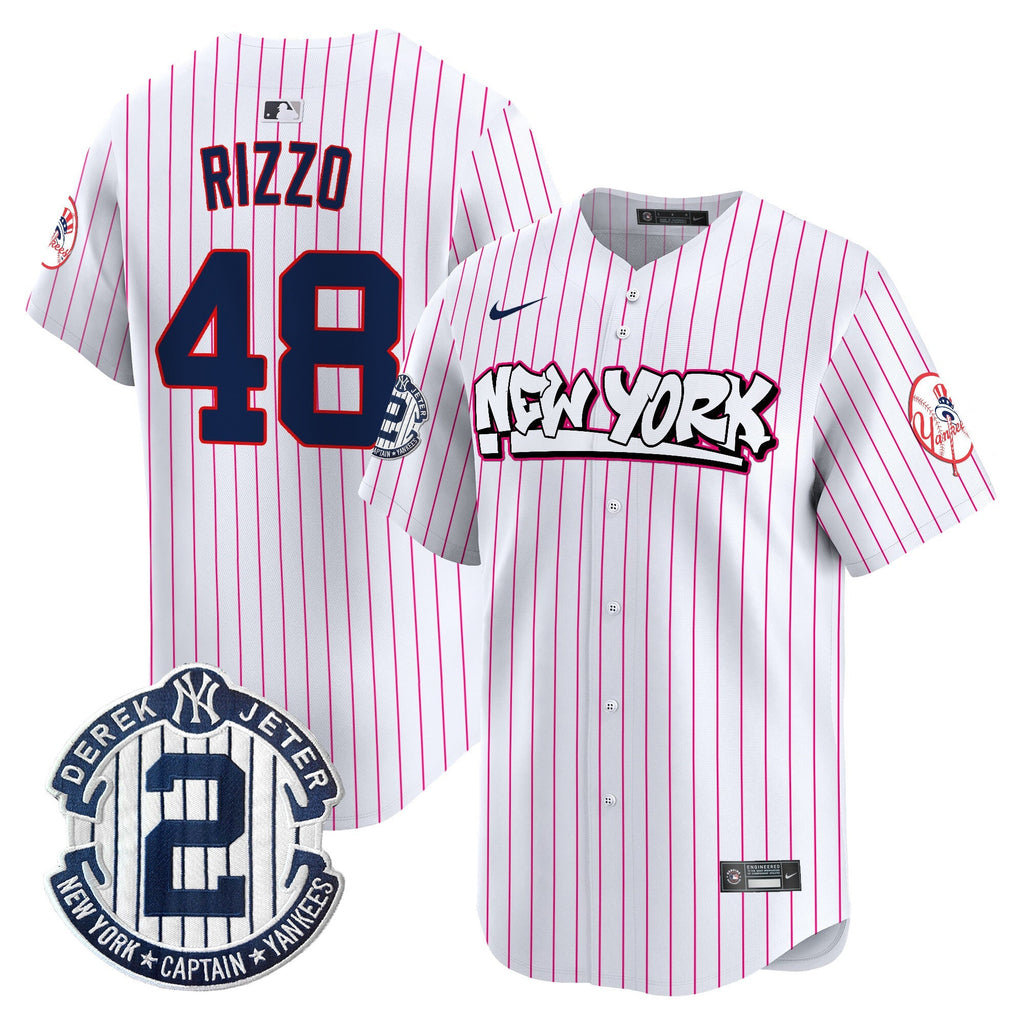 NYY Graffiti Vapor Premier Limited Jersey V2 - All Stitched