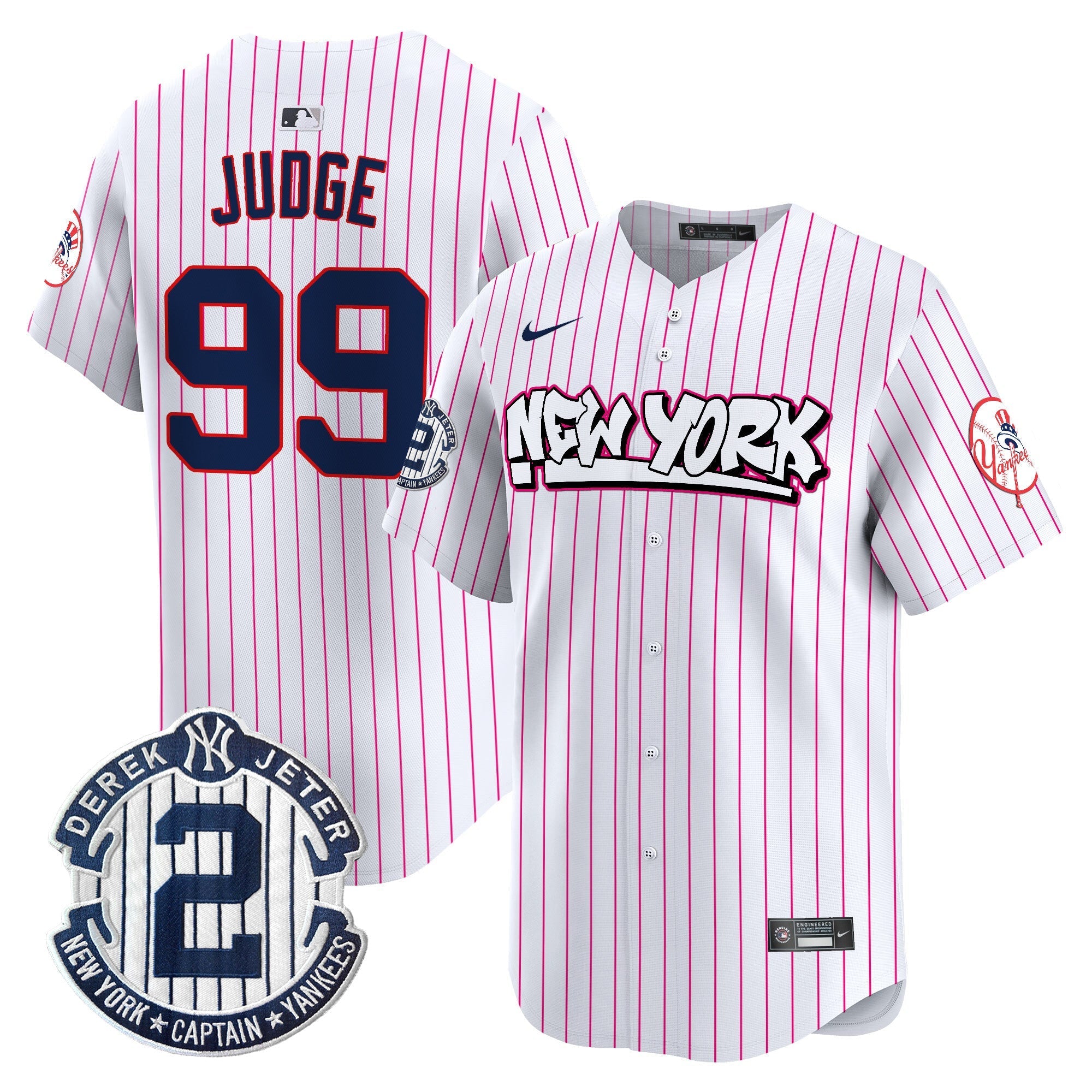 NYY Graffiti Vapor Premier Limited Jersey V2 - All Stitched