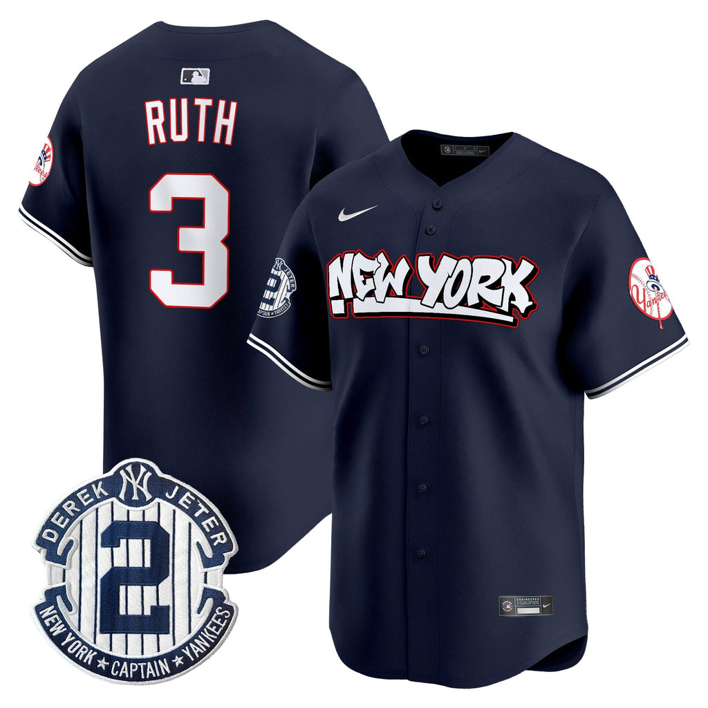 NYY Graffiti Vapor Premier Limited Jersey V2 - All Stitched
