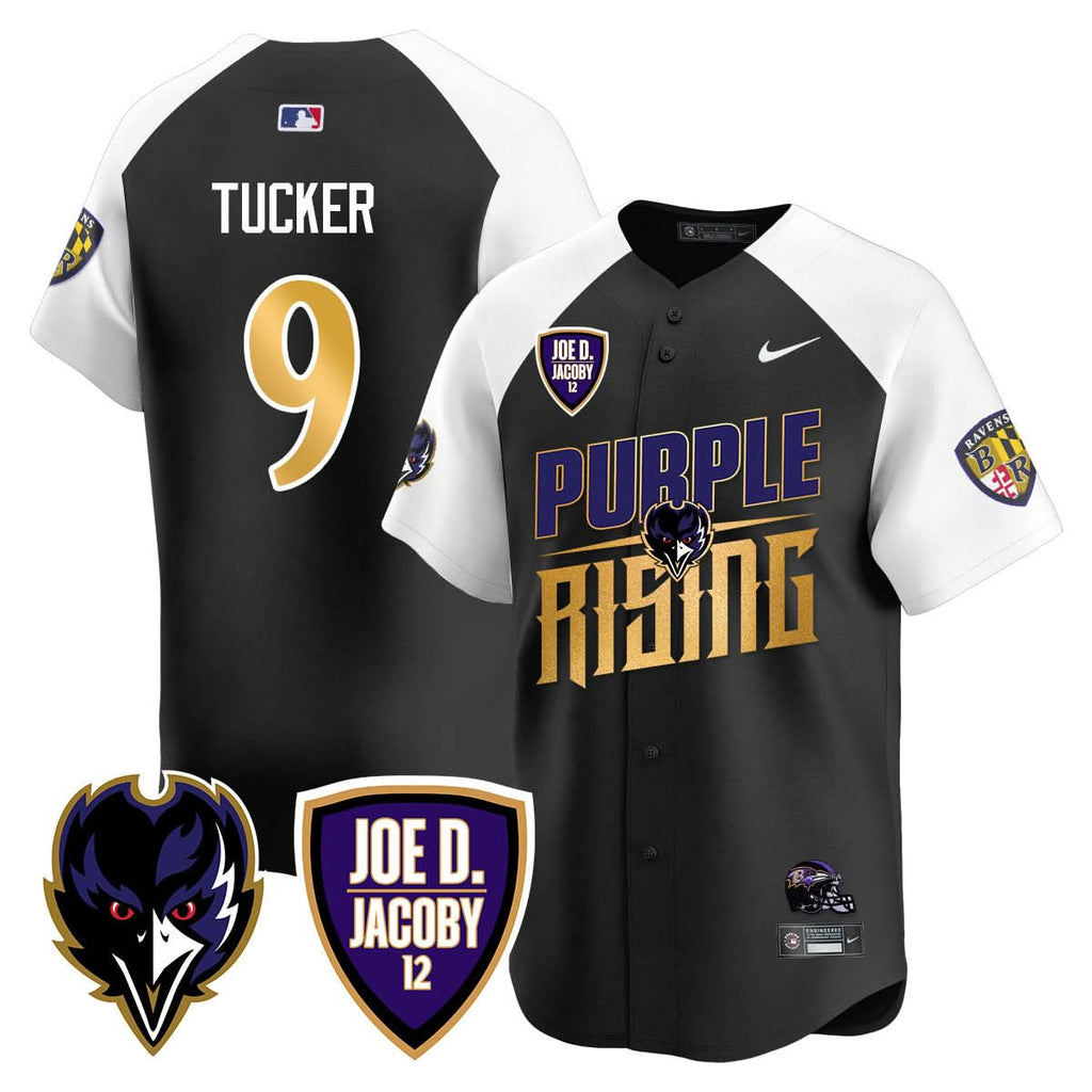 Ravens Purple Rising 2024 Vapor Limited Baseball Men Jersey - All Stitched