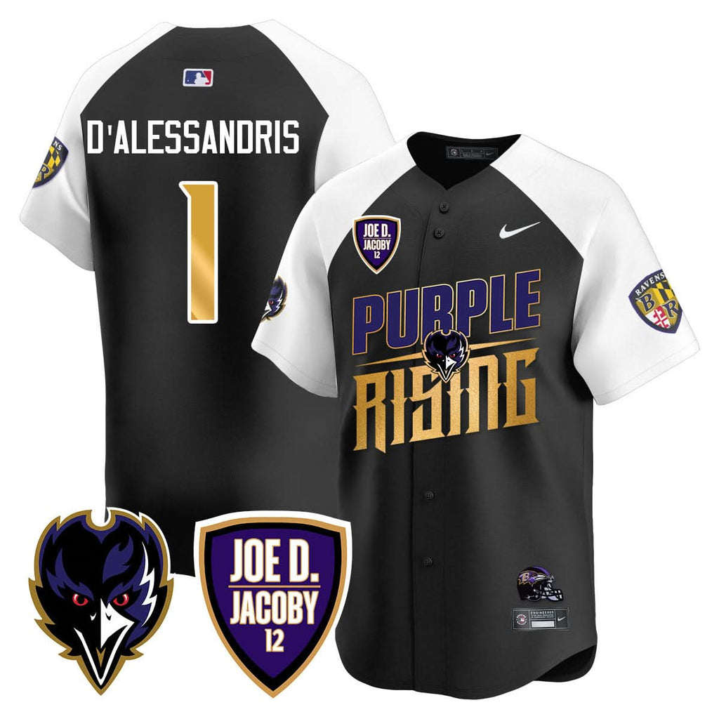 Ravens Purple Rising 2024 Vapor Limited Baseball Men Jersey - All Stitched