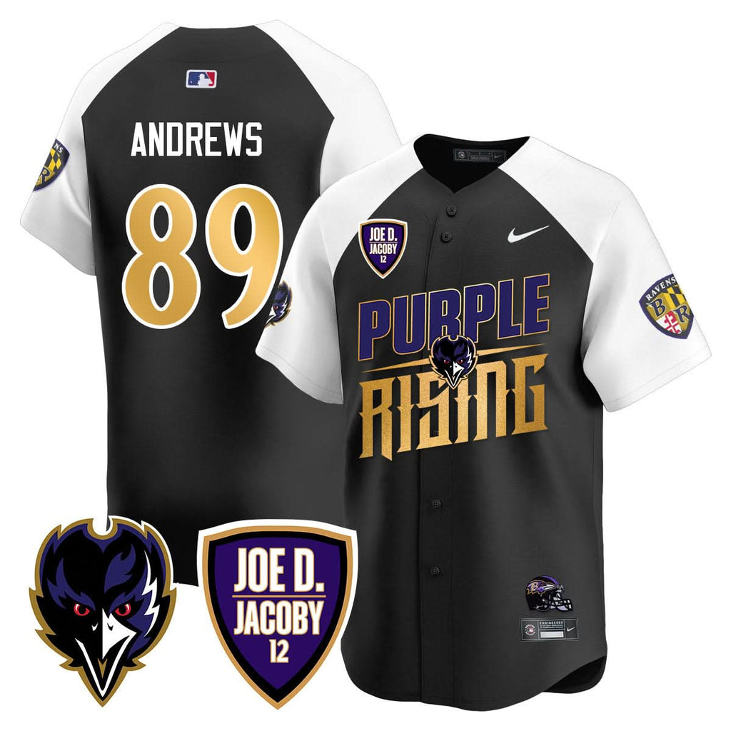 Ravens Purple Rising 2024 Vapor Limited Baseball Men Jersey - All Stitched