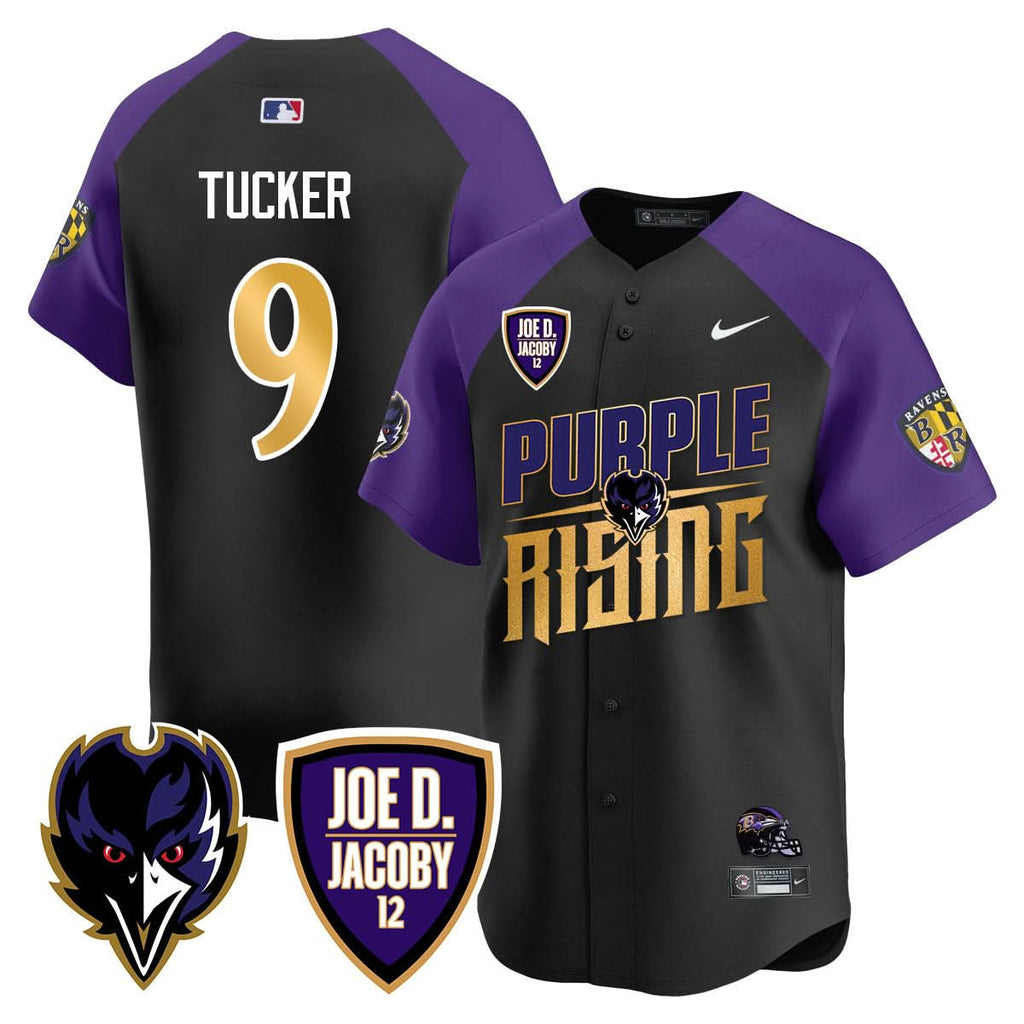 Ravens Purple Rising 2024 Vapor Limited Baseball Men Jersey - All Stitched