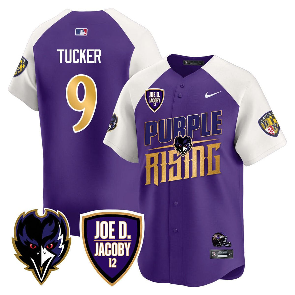 Ravens Purple Rising 2024 Vapor Limited Baseball Men Jersey - All Stitched