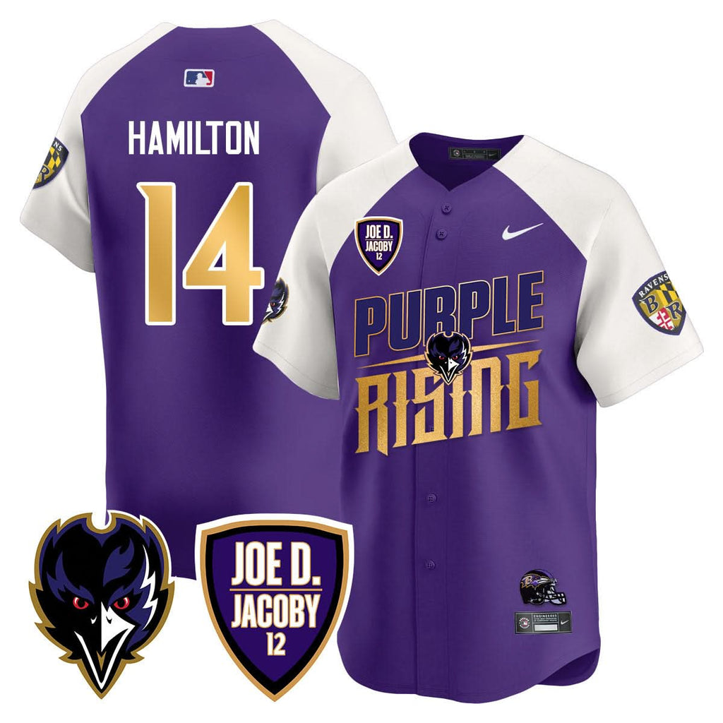 Ravens Purple Rising 2024 Vapor Limited Baseball Men Jersey - All Stitched